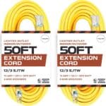 IRON-FORGE-CABLE-2-Pack-of-50-Ft-Outdoor-Extension-Cords-12-3-SJTW-Heavy-Duty-Yellow-3-Prong-Extension-Cable-15-AMP-Great-for-Garden-and-Major-Appliances