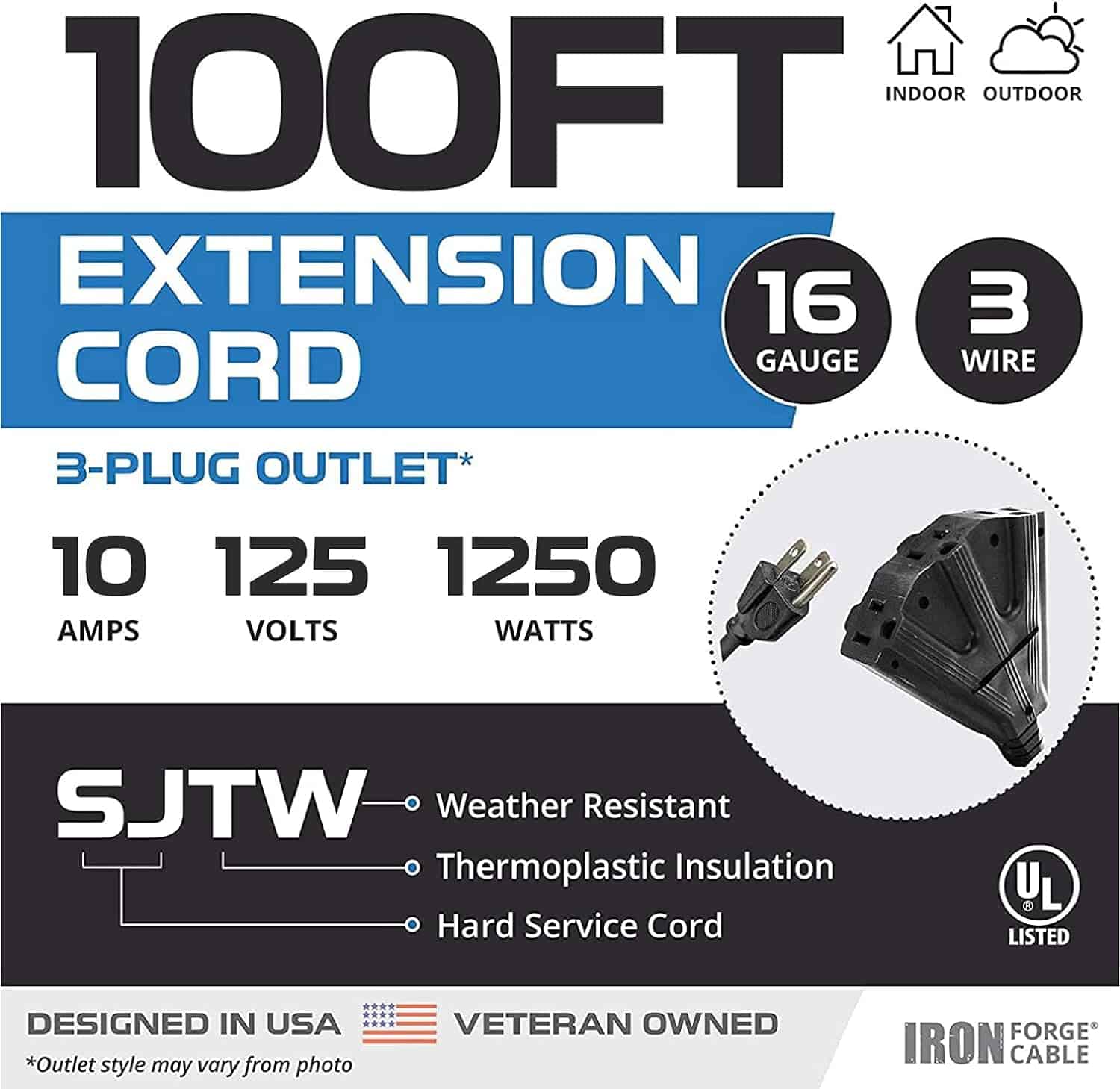 Iron-Forge-Cable-100ft-Extension-Cord-with-3-Outlet-16-3-Weatherproof-100-ft-Black-Extension-Cord-with-Multiple-Outlets-3-Prong-for-Landscaping-Lawn