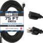 Iron-Forge-Cable-75-Ft-Outdoor-Extension-Cord-16-3-Black-75-Foot-Extension-Cord-Indoor-Outdoor-Use-3-Prong-Weatherproof-Exterior-Extension-Cord