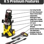 Karcher-K5-Premium-2000-PSI-Electric-Power-Induction-Pressure-Washer-With-Vario-Power-Dirtblaster-Spray-Wands-Pressurized-Hose-Reel-Adjustable-Detergent-Tank-1.4-GPM