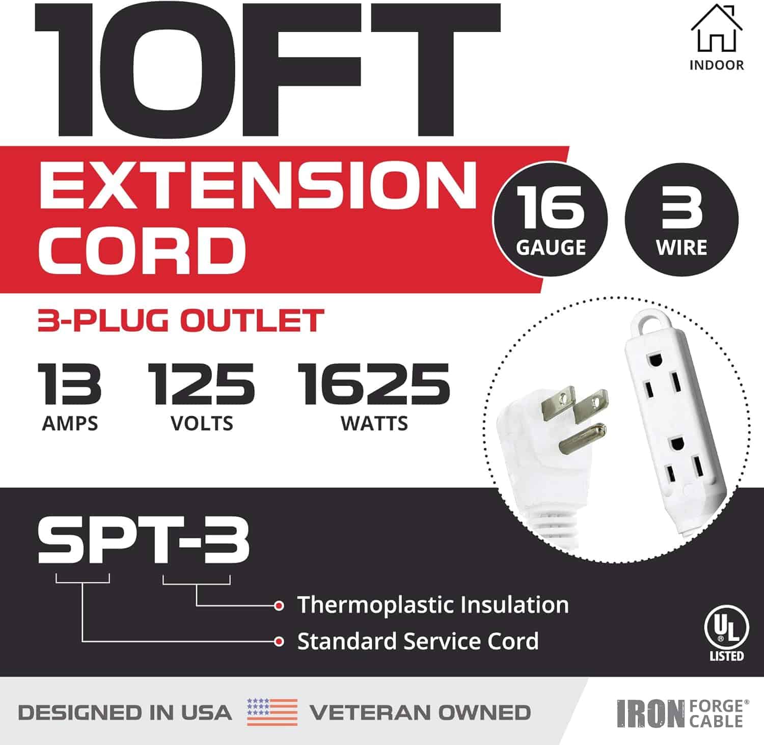 10-Ft-Extension-Cord-with-3-Electrical-Power-Outlet-16-3-Durable-White-Cable