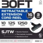 30Ft-Retractable-Extension-Cord-Reel-with-Breaker-Switch-3-Electrical-Power-Outlets-16-3-SJTW-Durable-Blue-Cable-Perfect-for-Hanging-from-Your-Garage-Ceiling