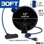 30Ft-Retractable-Extension-Cord-Reel-with-Breaker-Switch-3-Electrical-Power-Outlets-16-3-SJTW-Durable-Blue-Cable-Perfect-for-Hanging-from-Your-Garage-Ceiling