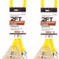 IRON-FORGE-2-Pack-of-2-ft-Heavy-Duty-Extension-Cord-with-3-Outlets-12-3-Outdoor-Extension-Cord-with-3-Way-Lighted-Outlet-3-Prong-3-Way-Electrical-Plug-12-Gauge-Short-Extension-Cord-Yellow-15-AMP