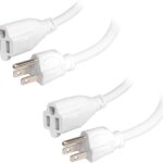 Iron-Forge-Cable-White-Extension-Cord-10-Foot-3-Prong-2-Pack-16-3-Weatherproof-Indoor-Outdoor-Extension-Cord-10-ft-White-Electrical-Power-Cable-for-Home-Office-Lights-Decoration-13-Amp-SJTW